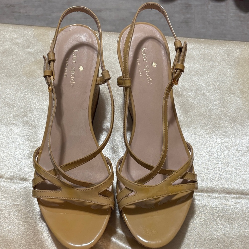 Kate Spade Beige Strappy Sandals